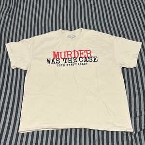 'Murder Was The Case' 30th Anniversary Short Sleeve Tee🎧🎤 Death Row Records 💿